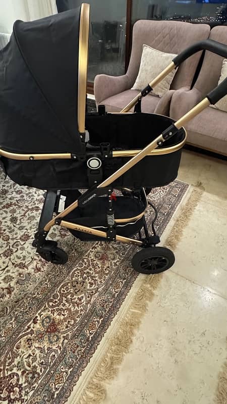 kikaboo amaia stroller with carseat 3