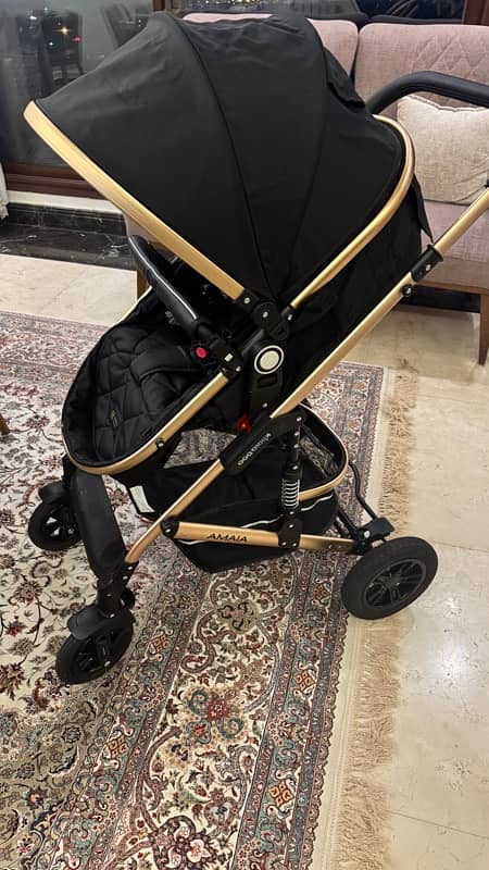 kikaboo amaia stroller with carseat 7