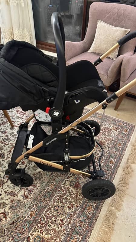 kikaboo amaia stroller with carseat 12