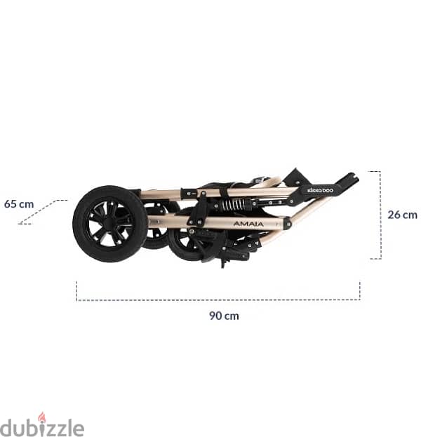 kikaboo amaia stroller with carseat 16