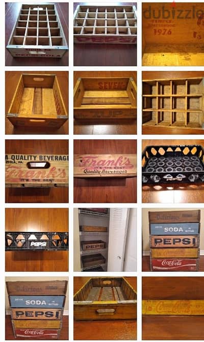 vintage wood crates