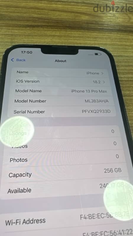 iPhone 13 pro max 256GB 1