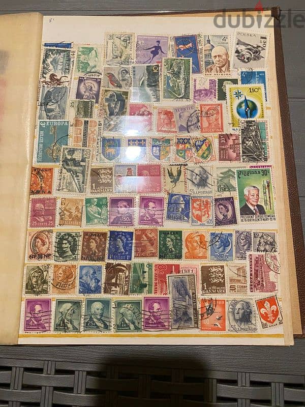 100+ Stamps from all over the world 3