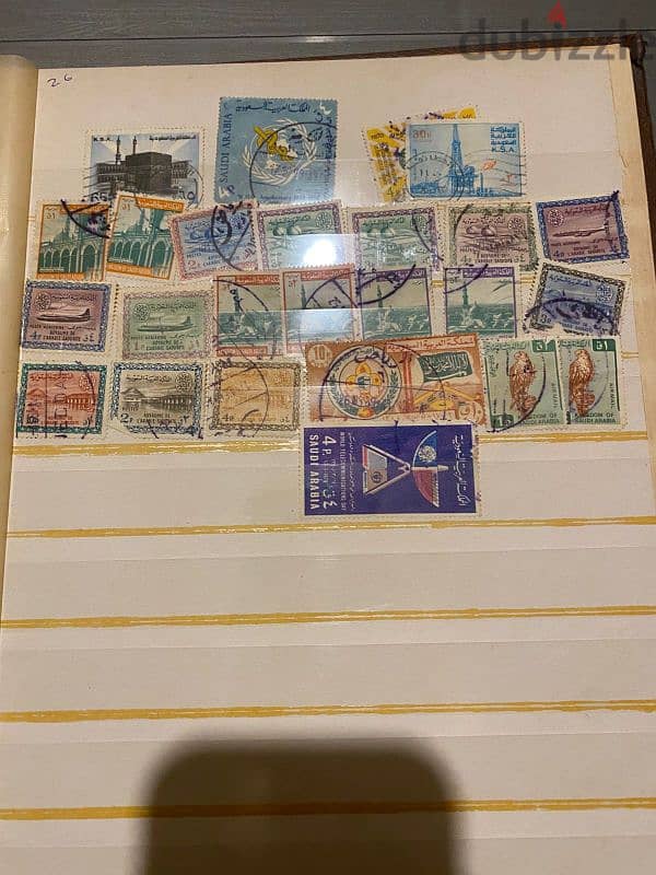 100+ Stamps from all over the world 7