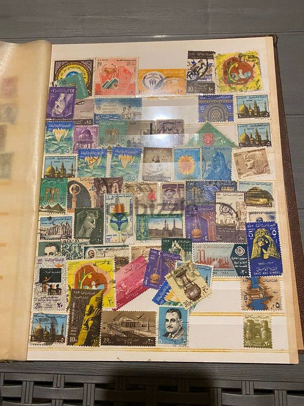 100+ Stamps from all over the world 14