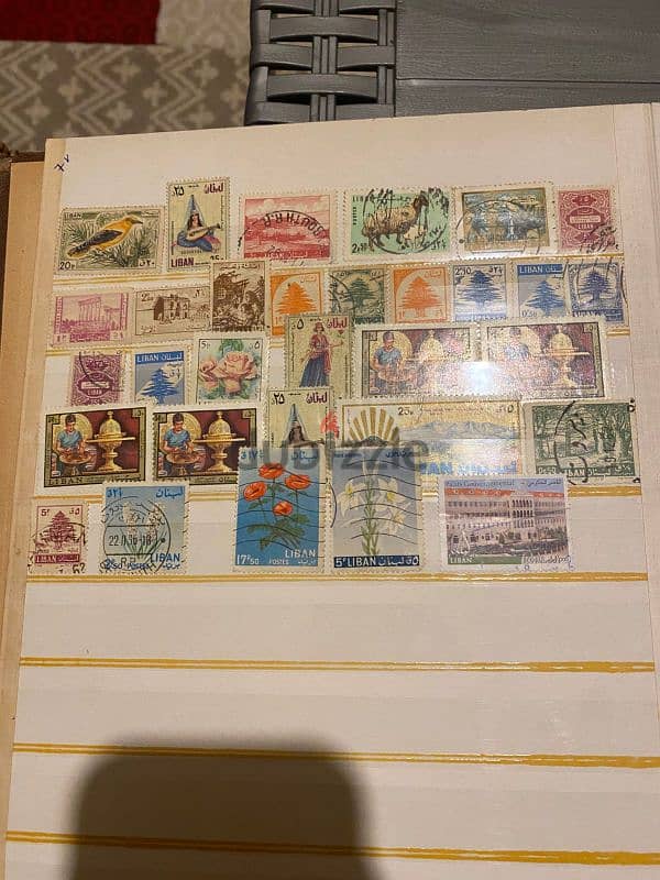 100+ Stamps from all over the world 16