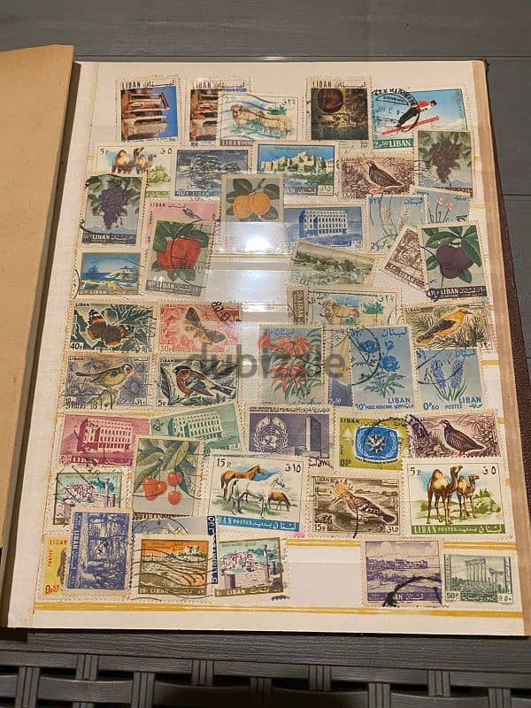 100+ Stamps from all over the world 17