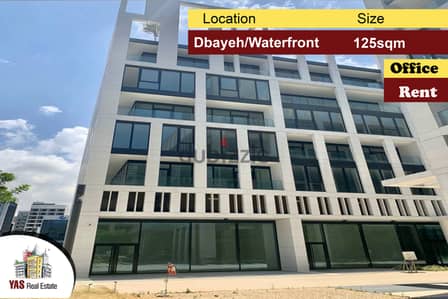 Dbayeh/Waterfront 125m2 | Core & Shell Office | Rent | Luxury | MJ |