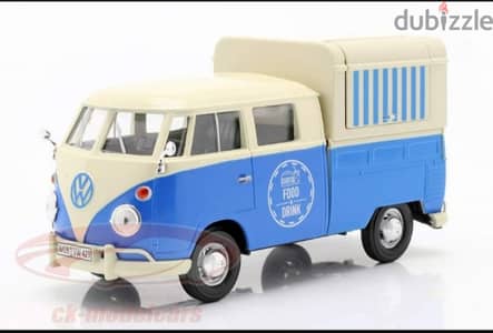 V. W T1 Food Truck diecast car model 1:24.