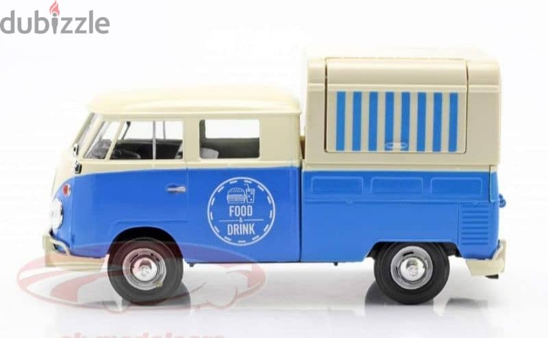 V. W T1 Food Truck diecast car model 1:24. 1