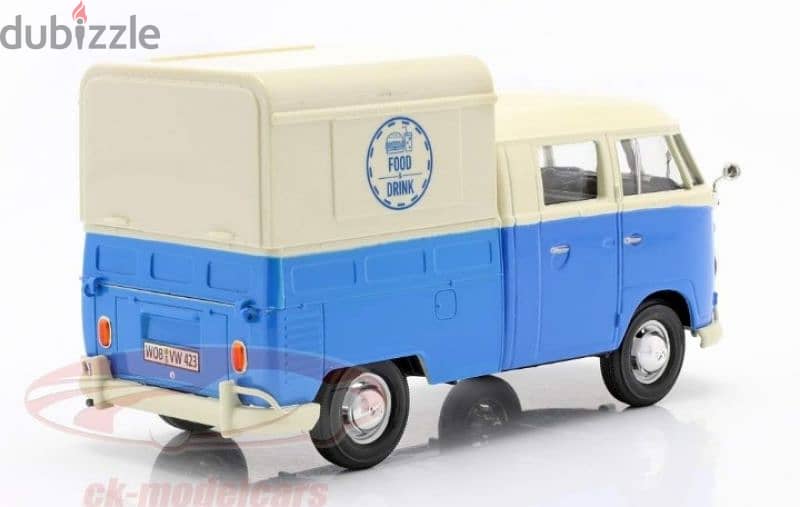 V. W T1 Food Truck diecast car model 1:24. 2