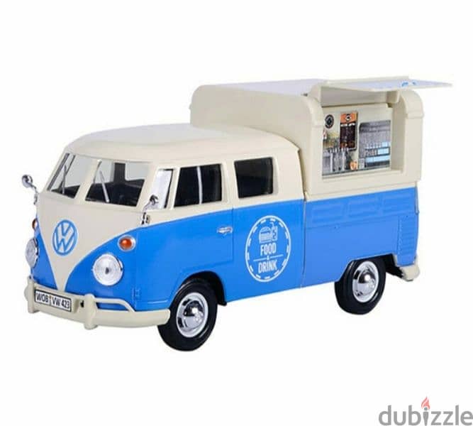 V. W T1 Food Truck diecast car model 1:24. 3