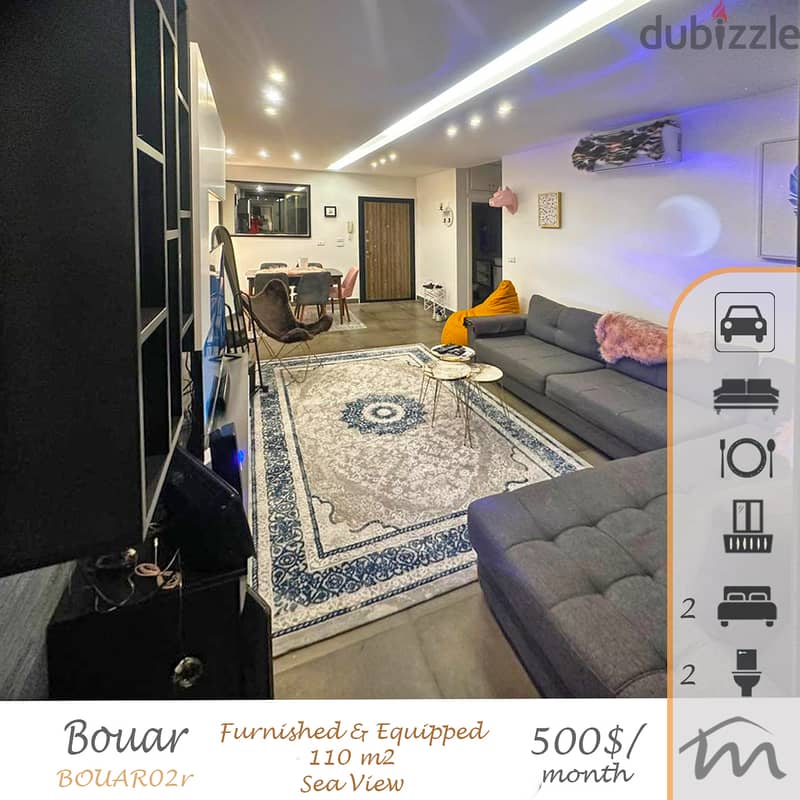 Bouar | Signature | Furnished & Equipped 110m² Apartment | Open View 0