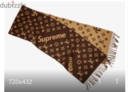 louis vuitton supreme scarf