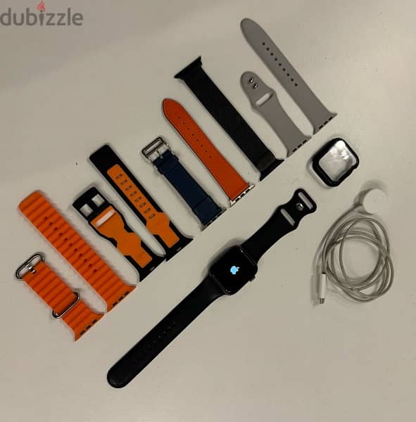 Apple Watch series 4 44m, with many bands 1