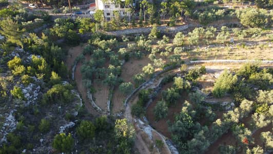 Chouf Land عقار مميز في الشوف جاهز لبناء بيت، زيتون صك اخضر طريق رئيسي