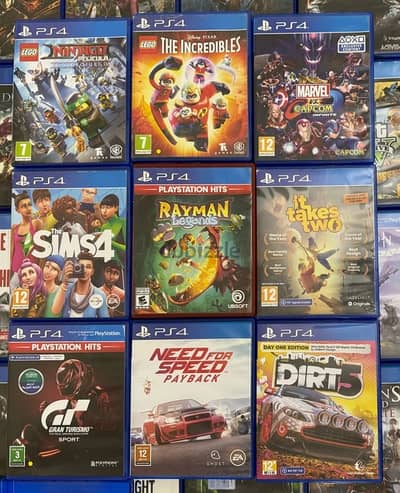 Ps4 video games used (trade 5$ starting)