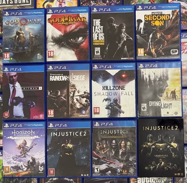 Ps4 video games used (trade 5$ starting) 2