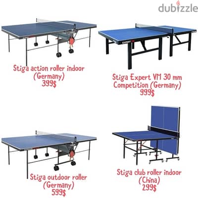 Stiga Table tennis (Pingpong)