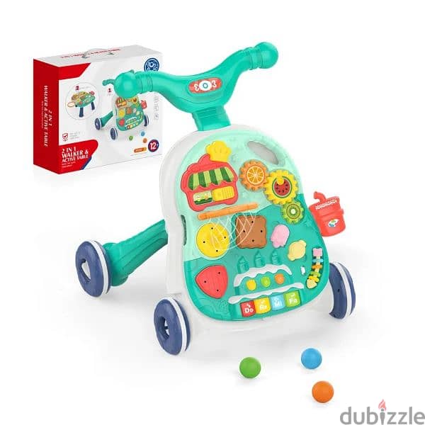 5 In 1 Baby Learning Walker & Activity Table 2