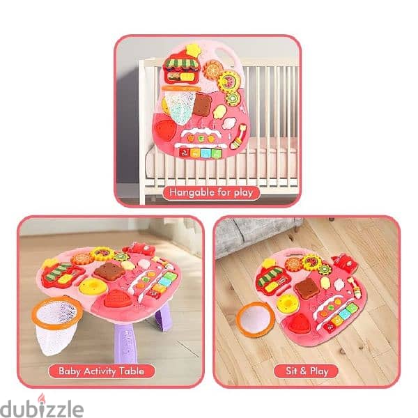 5 In 1 Baby Learning Walker & Activity Table 1