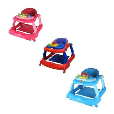 2 In 1 Deluxe Baby Walker With Music