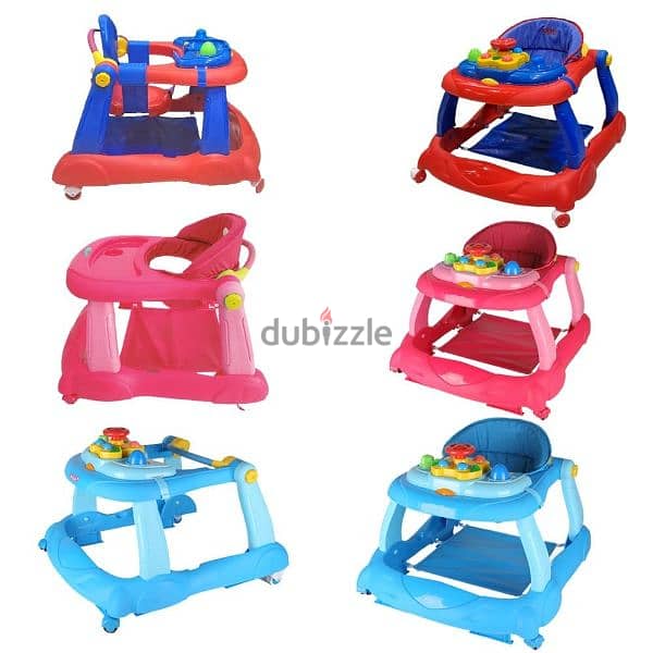 2 In 1 Deluxe Baby Walker With Music 1