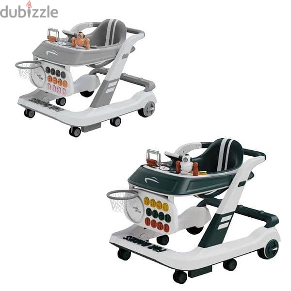 2 In 1 Foldable Baby Walker 0