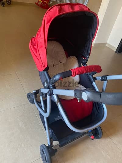 baby stroller and carseat