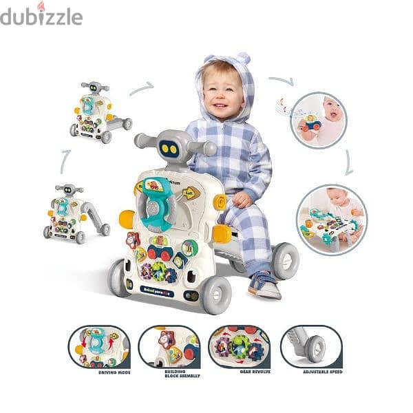 6 In 1 Baby Learning Activity Walker 1