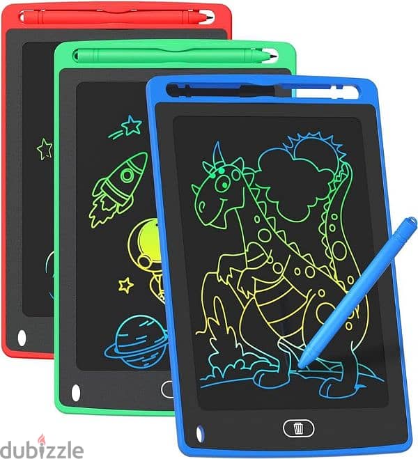 4 pcs 8.5 inch Kids writing / painting tablet 1