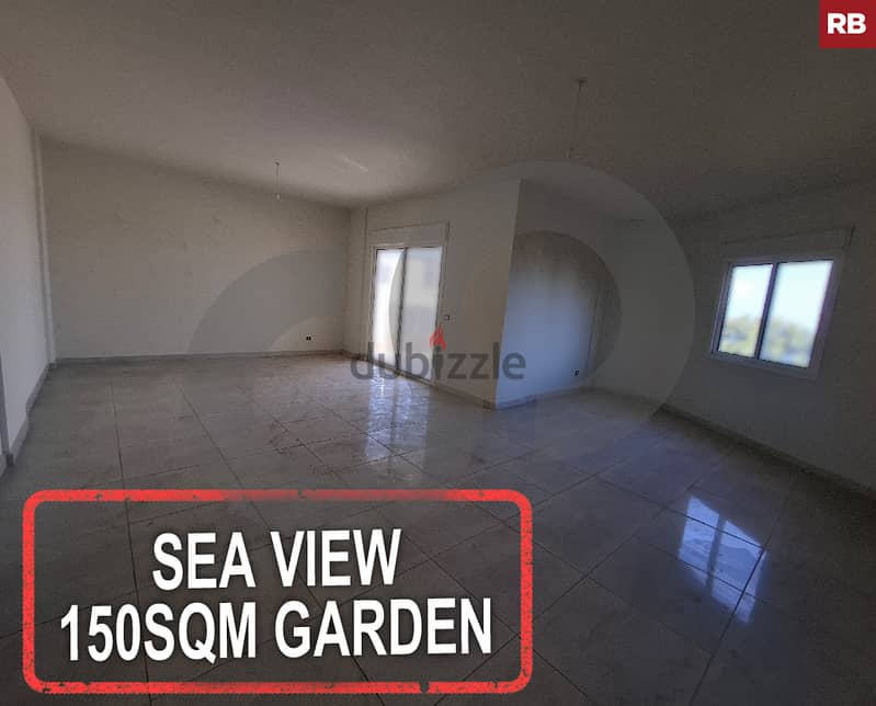 Sea View- 150sqm Garden-Halat-Jbeil /حالات -جبيل  REF#RB116724 0