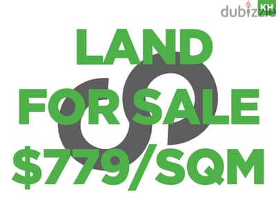 $779/sqm Land for sale in Mtayleb/المطيلب  REF#KH110501