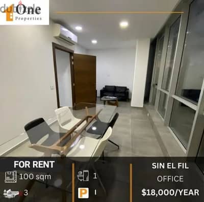 OFFICE FOR RENT IN SIN EL FIL