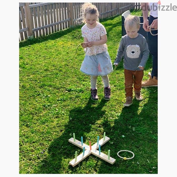 active wooden ring toss game 1