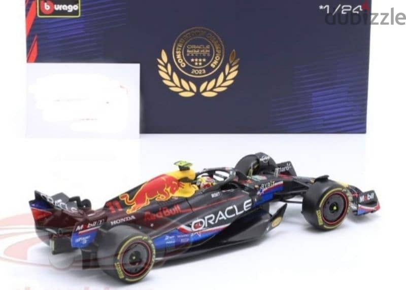 S. Perez Red Bull RB19 (USA GP 2023) diecast car model 1:24. 5