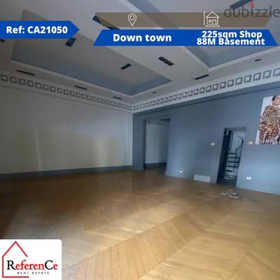 Prime Shop for Rent in Down town محل تجاري مميز للإيجار في وسط المدينة