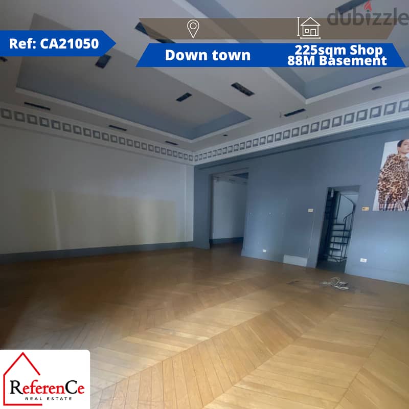 Prime Shop for Rent in Down town محل تجاري مميز للإيجار في وسط المدينة 0