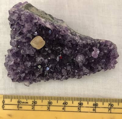 Amethyst Stone Rock Natural Purple Crystals. See size in picture