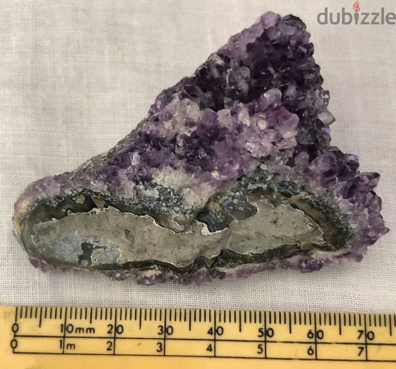 Amethyst Stone Rock Natural Purple Crystals. See size in picture 1