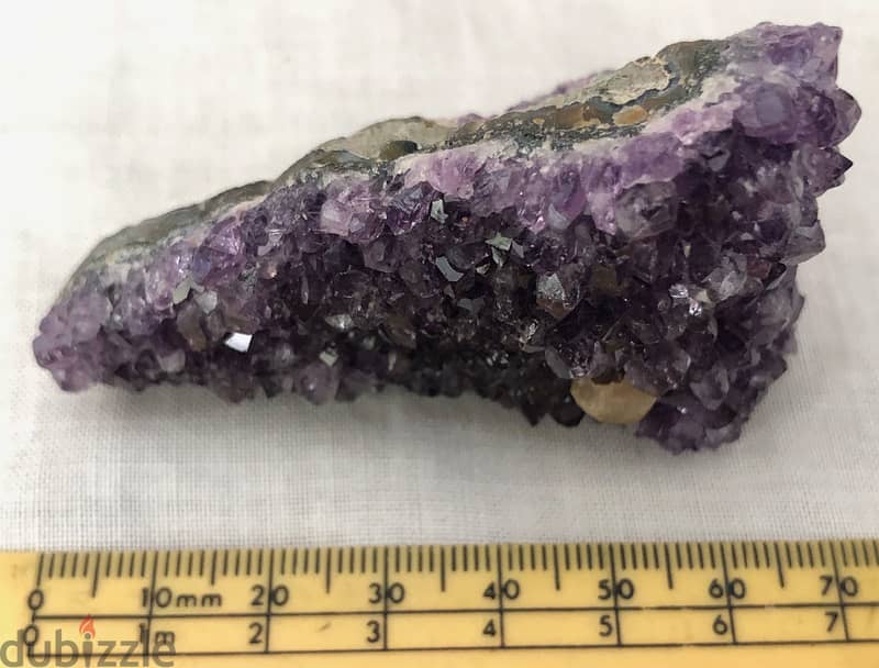 Amethyst Stone Rock Natural Purple Crystals. See size in picture 2