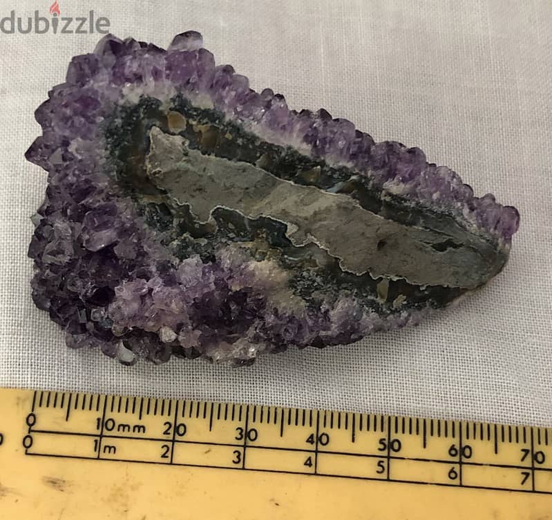 Amethyst Stone Rock Natural Purple Crystals. See size in picture 3