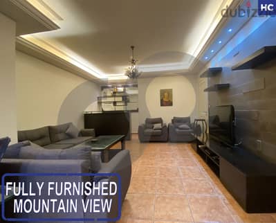 Mountain view / FULLY FURNISHED 160 SQM IN JEITA ! REF#HC01457 !