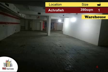 Achrafieh 390m2 | Warehouse | Open Space | Perfect Investment | MO