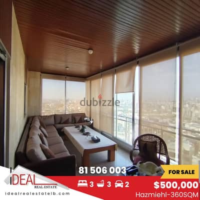 320 sqm  furnished apartment for sale in Hazmieh Mar takla  REF#SSH279