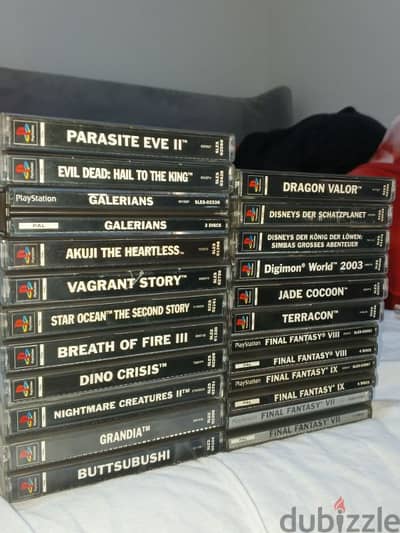 playstation 1 ps1  games Lot Pal