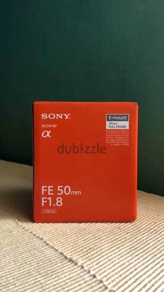 FE 1.8 50mm Sony camera lens 1