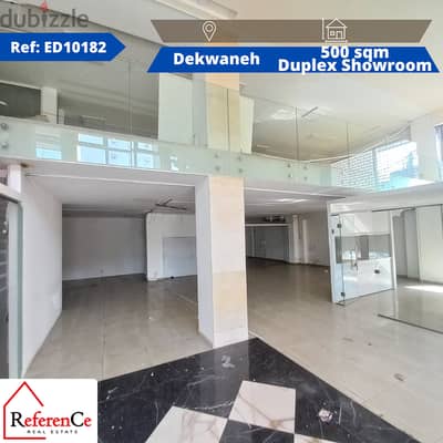 Duplex Showroom in Dekwaneh صالة عرض دوبلكس في الدكوانة