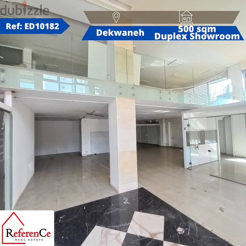 Duplex Showroom in Dekwaneh صالة عرض دوبلكس في الدكوانة 0