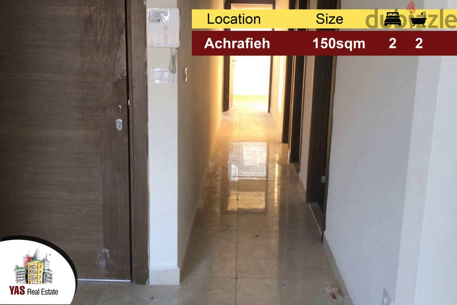 Achrafieh 150m2 | New | Prime Location | Classy Area | MO | 0